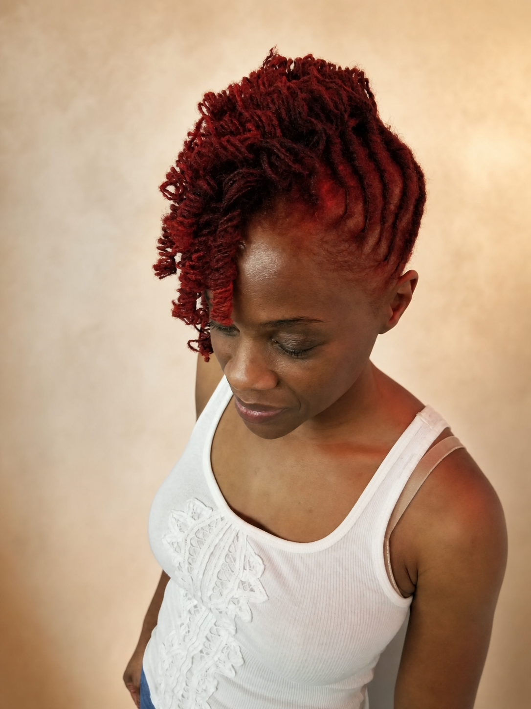 Bold Red Locs